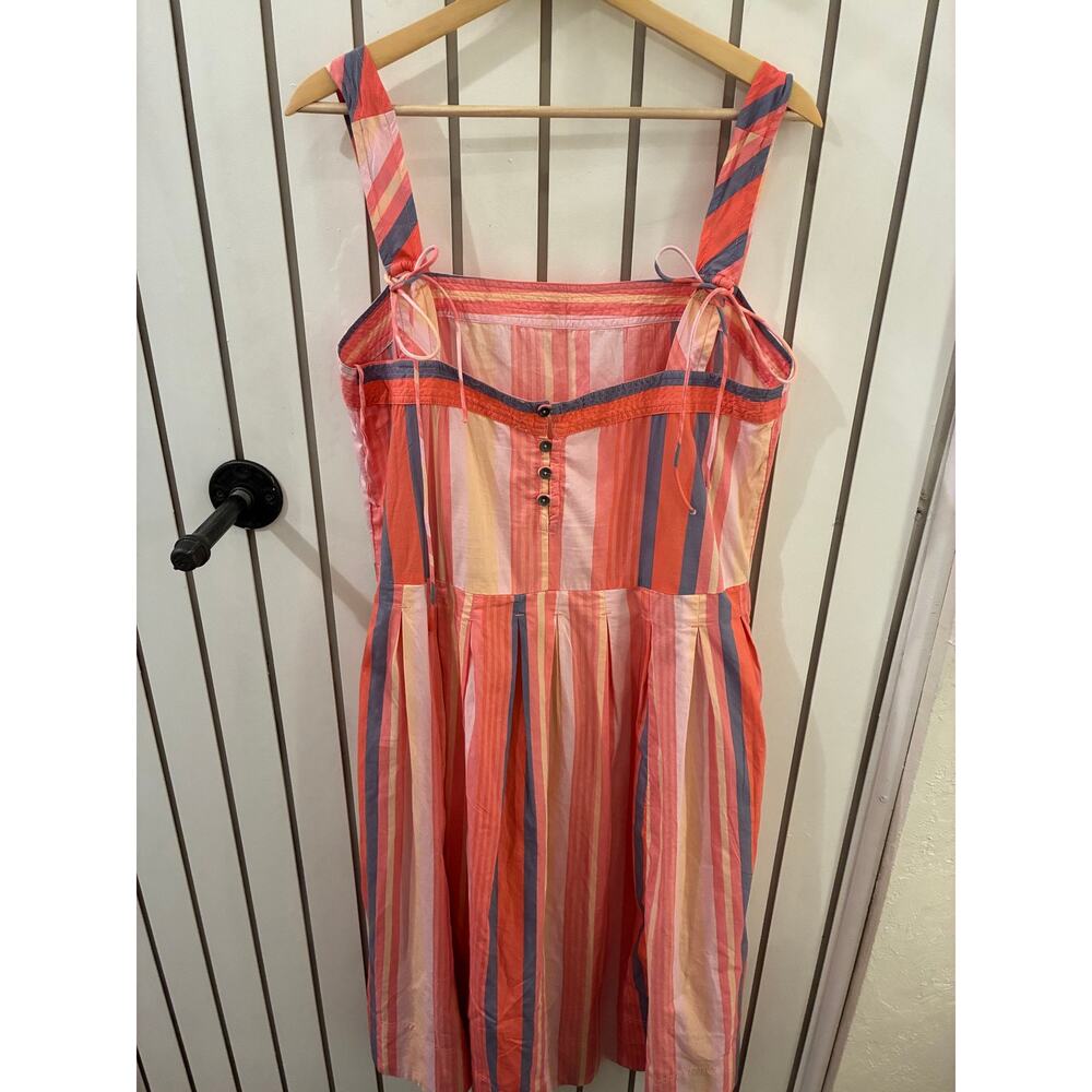 Free People Primavera Striped Dress Size L - Picture 3 of 10